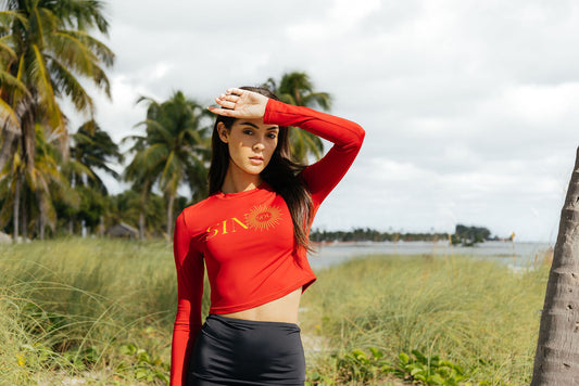 NOVA Signature Cropped Sun Shirt